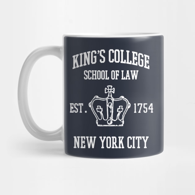 HAMILTON BROADWAY MUSICAL King's College School of Law Est. 1754 Greatest City in the World by YellowDogTees